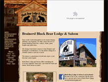 Tablet Screenshot of blackbearlodgemn.com